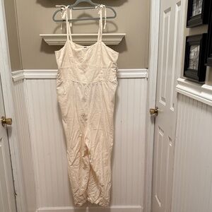 Old Navy Cream Jumpsuit for Women